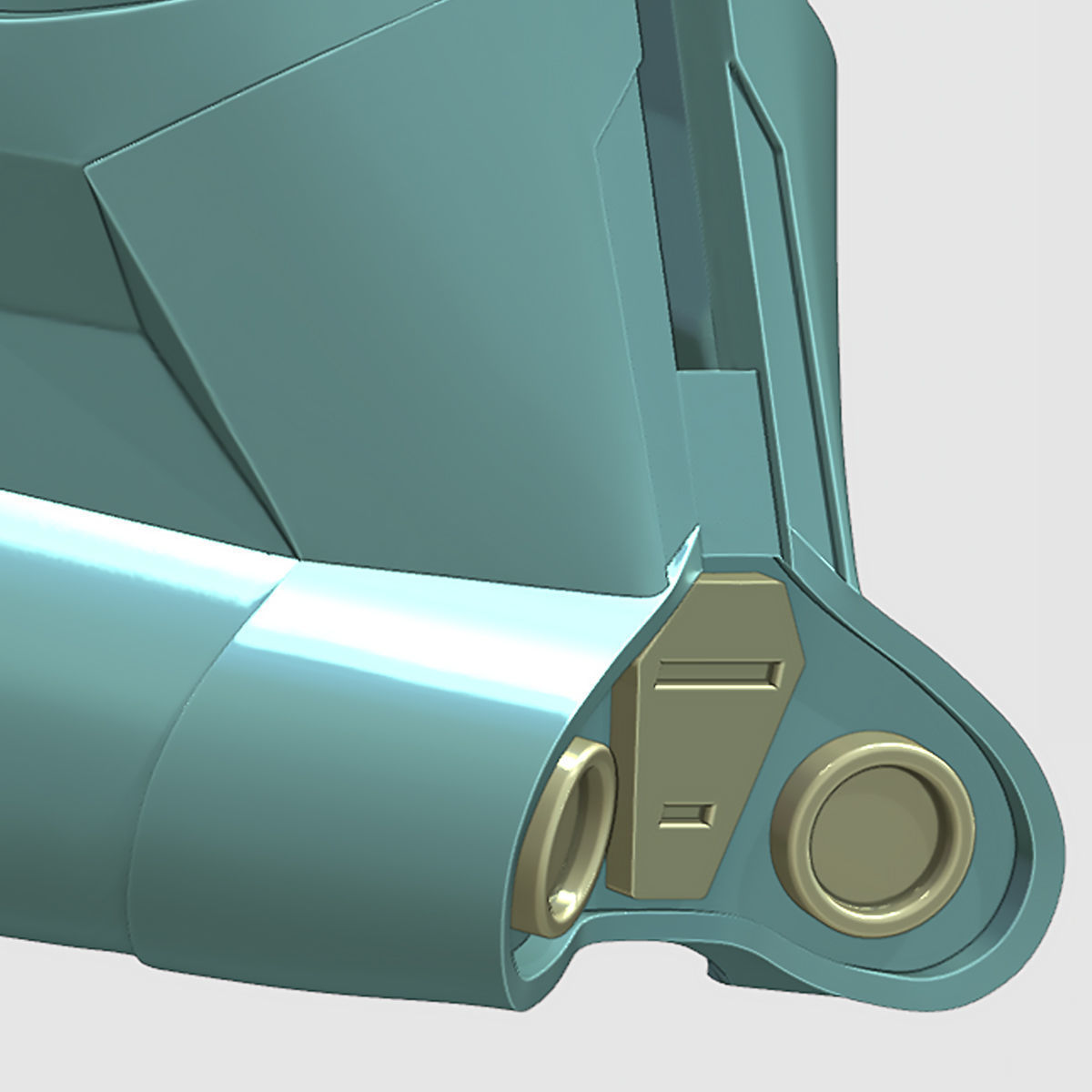Beskar Trooper Helmet 3D print model 3D print model_5