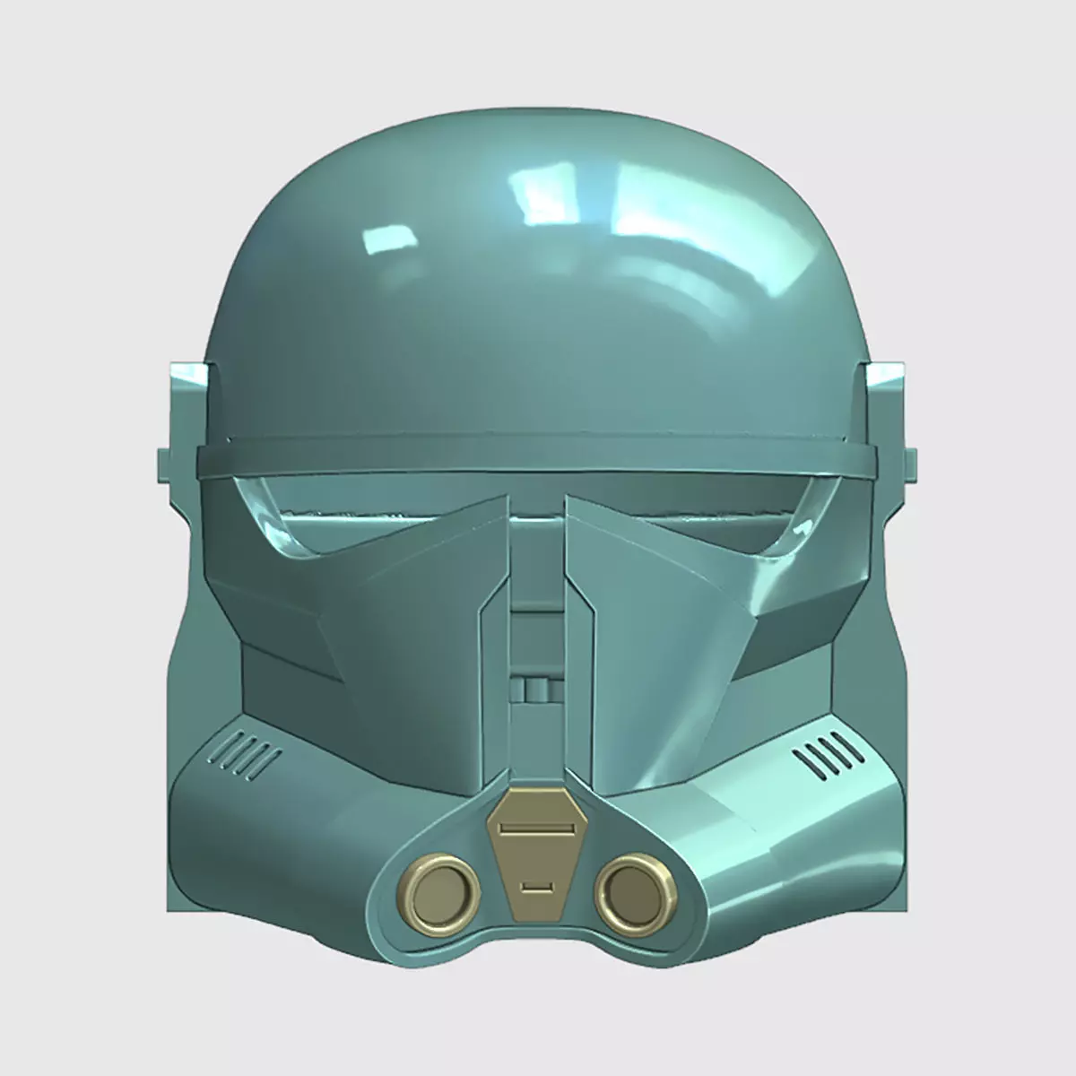 Beskar Trooper Helmet 3D print model 3D print model_0
