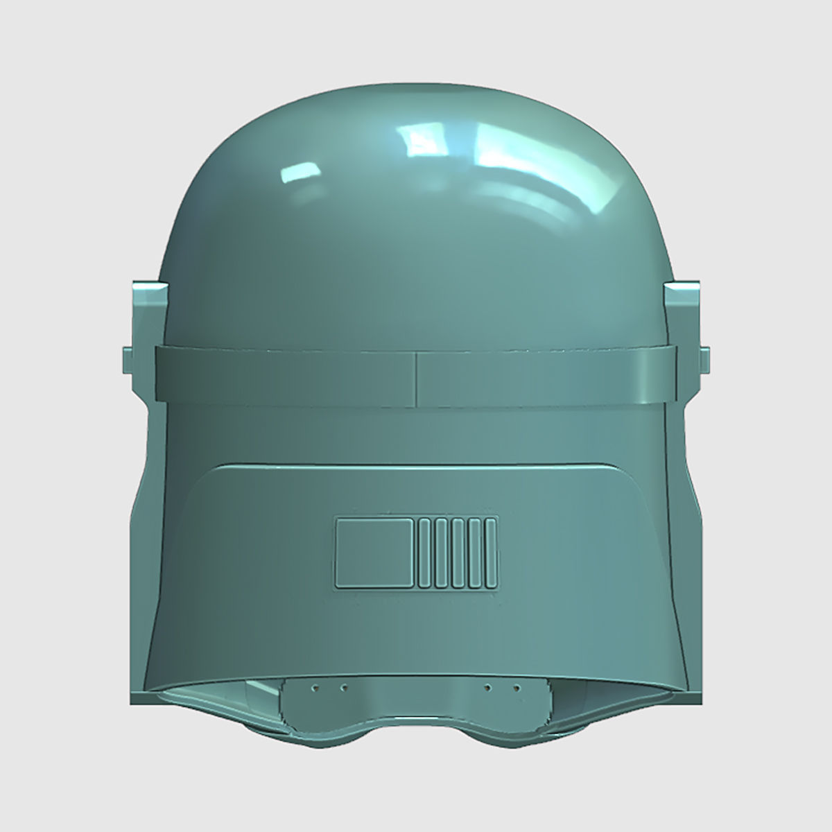 Beskar Trooper Helmet 3D print model 3D print model_3