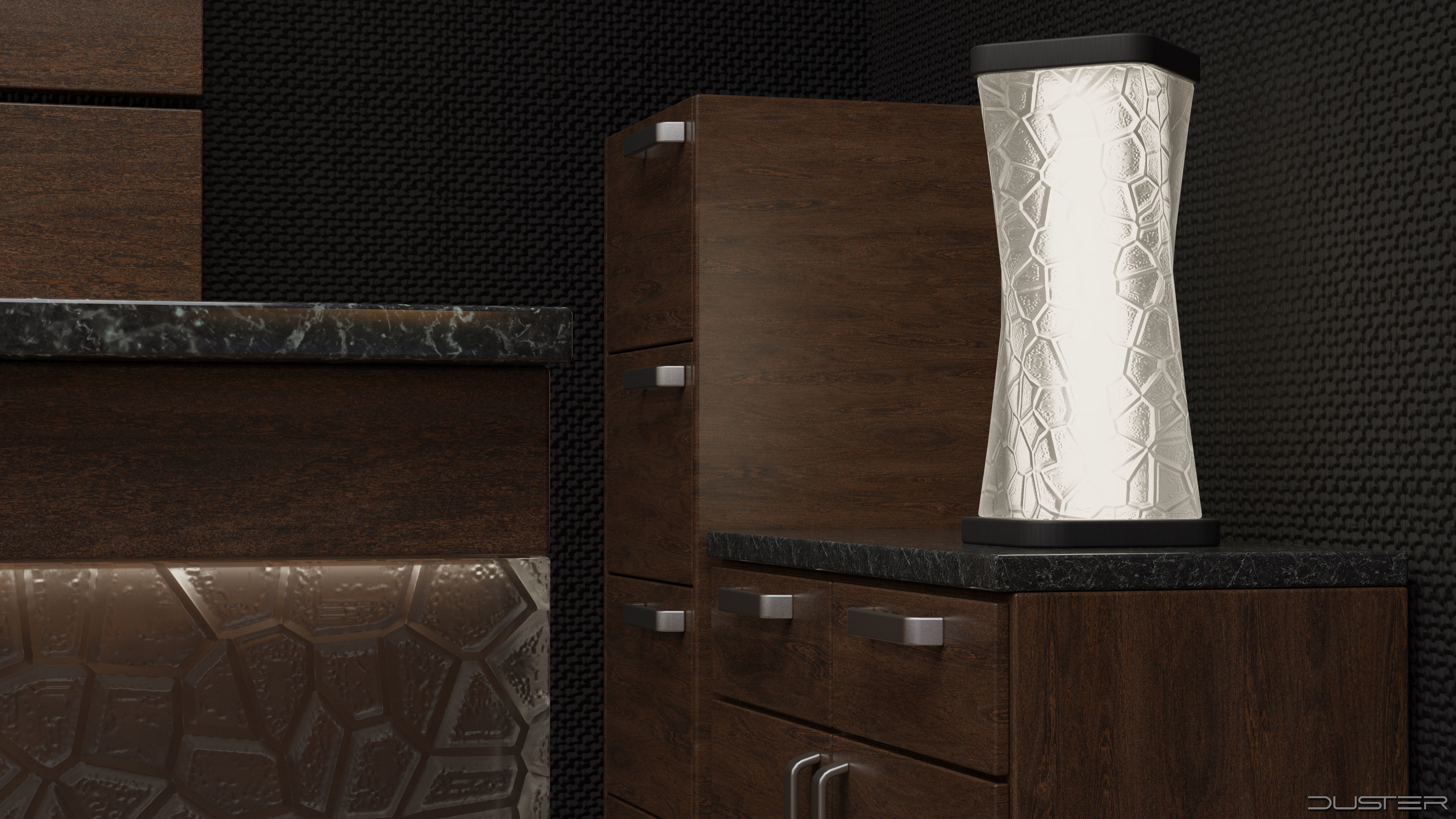 Reception Lobby  Wolfram and Hart Low-poly 3D model_3