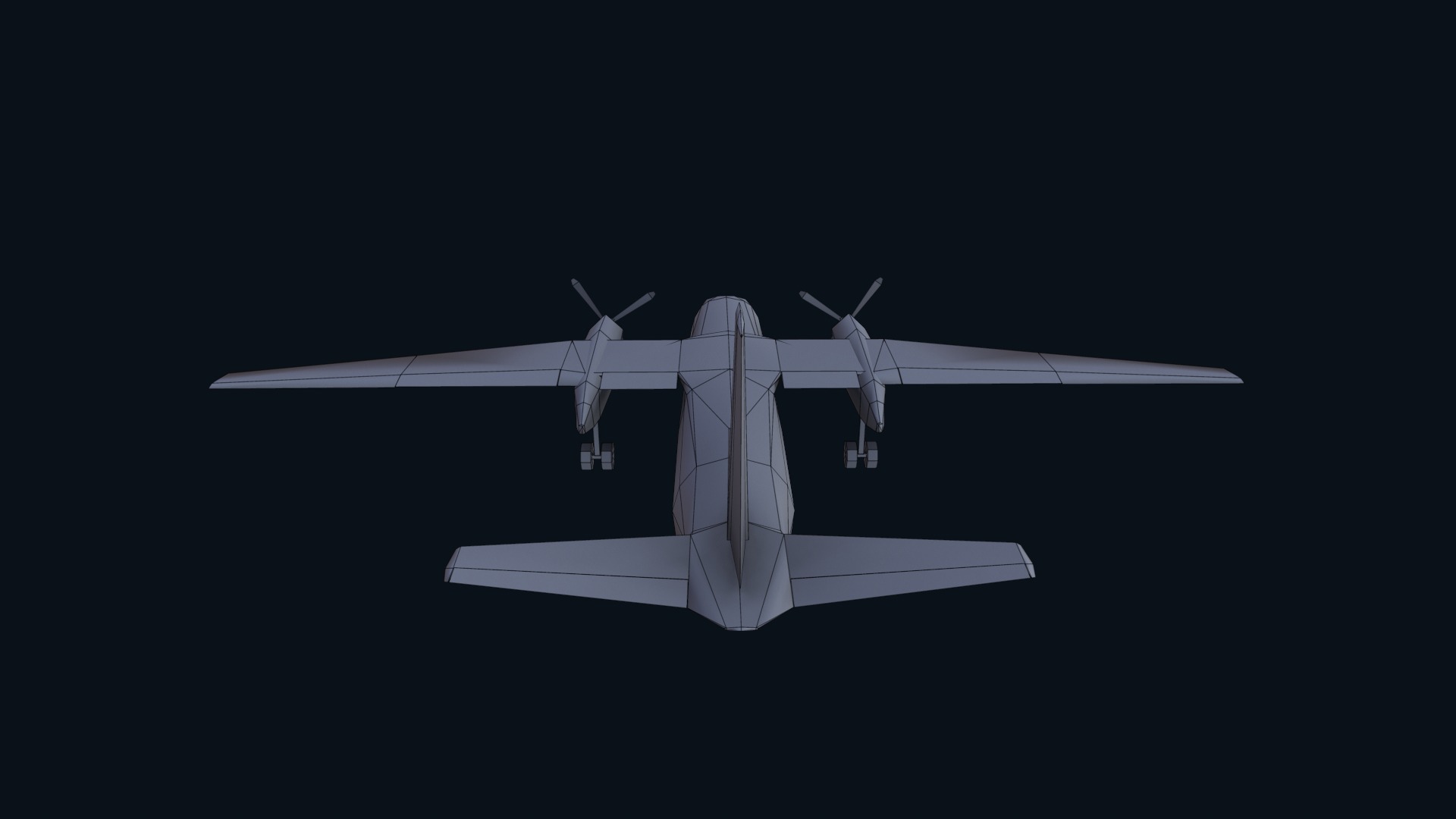 Asset - Army - AN 26 Curl 3D model Realistic Low-poly 3D model_36