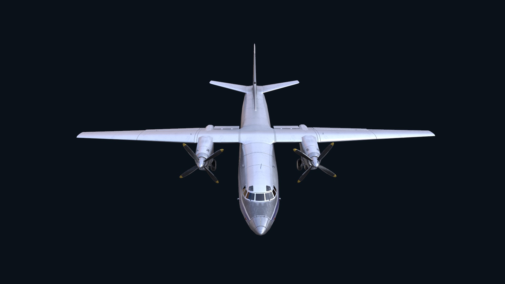 Asset - Army - AN 26 Curl 3D model Realistic Low-poly 3D model_8