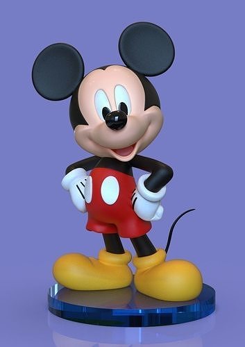 Mickey Mouse 3D print model
