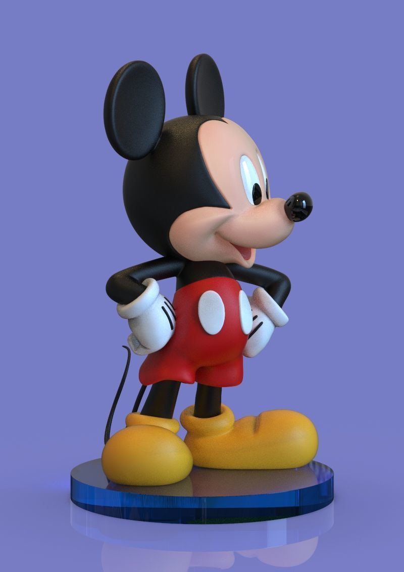 Mickey Mouse 3D print model_2