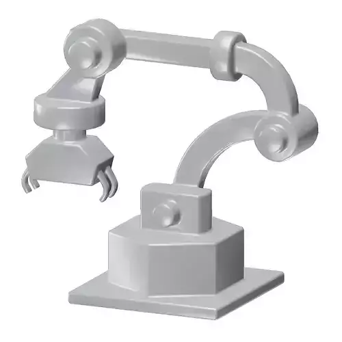 Games Industrial Robot Toy Low-poly 3D model