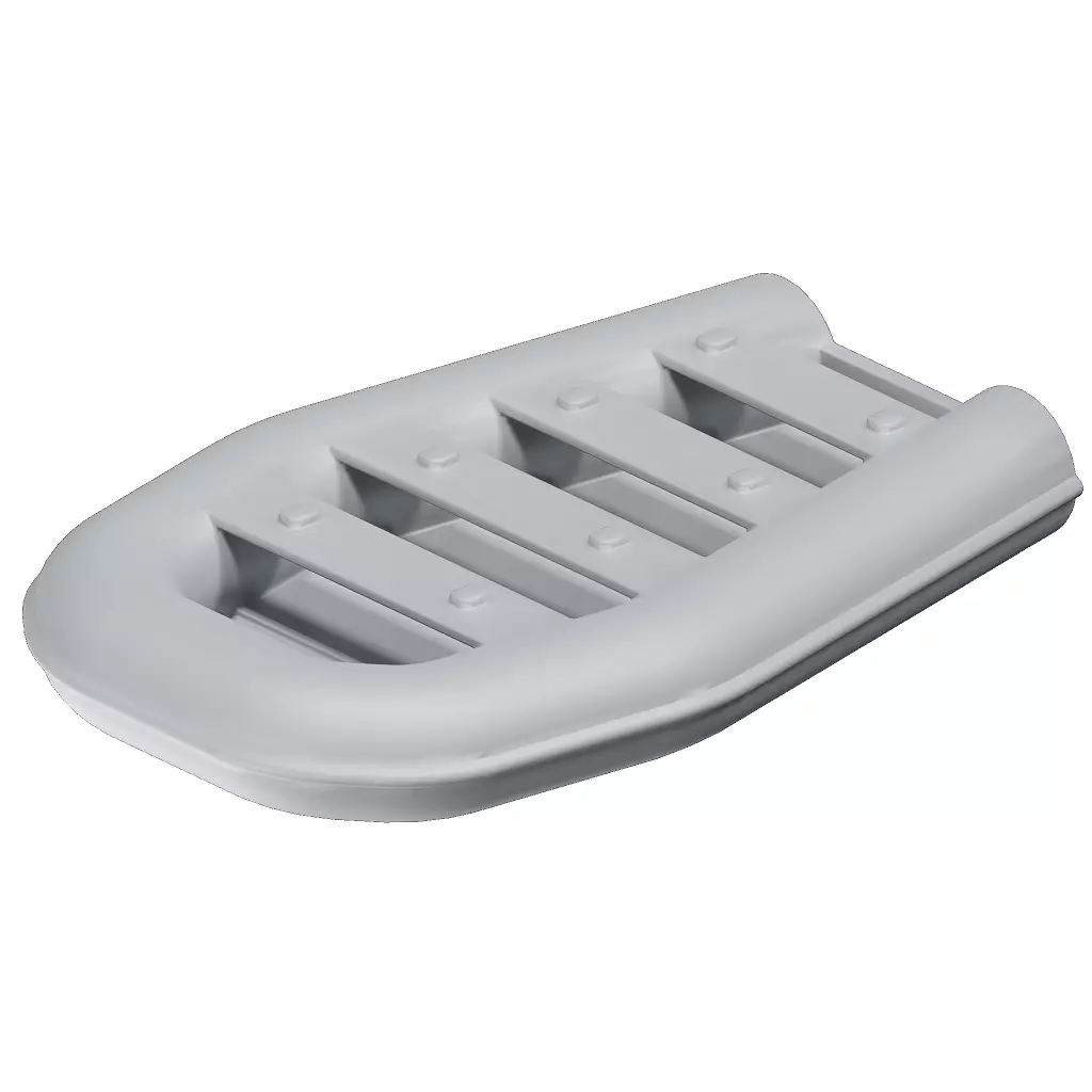 Games Inflatable Boat Low-poly 3D model_0