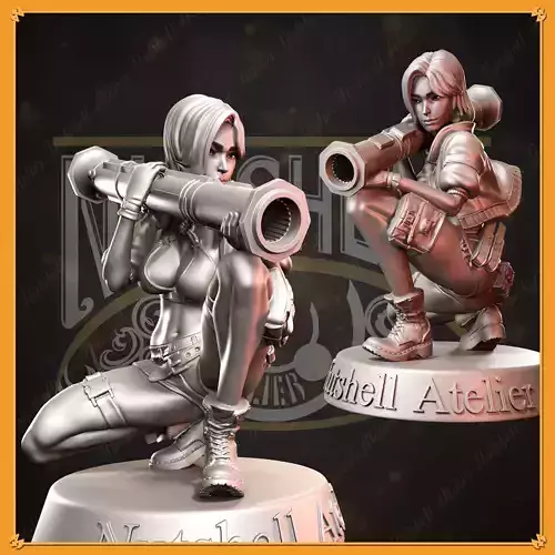 Nutshell Atelier - Anti-Tank girl Pose03 - NSFW