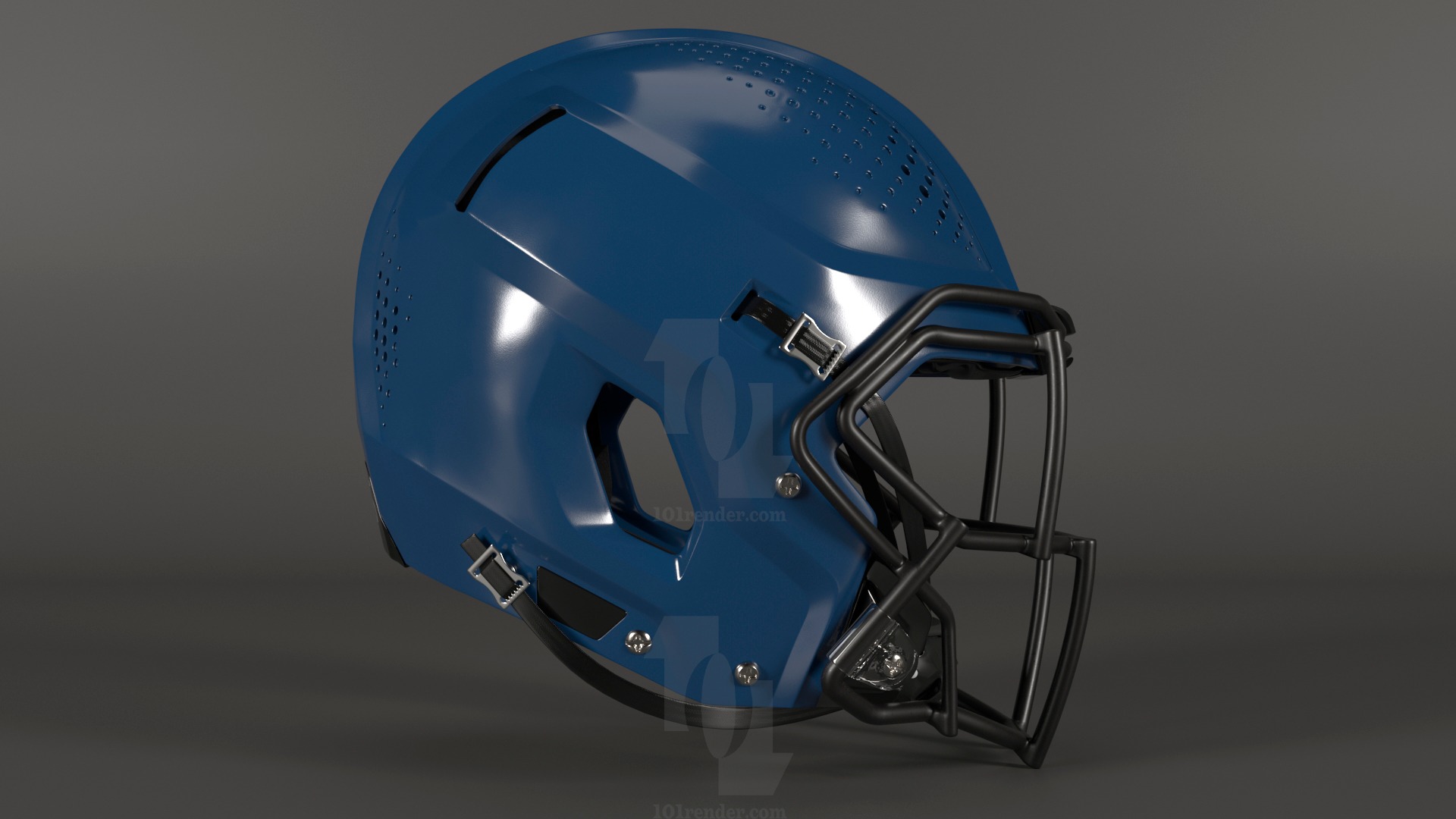 Vicis ZERO2 Football Helmet 3D model_5
