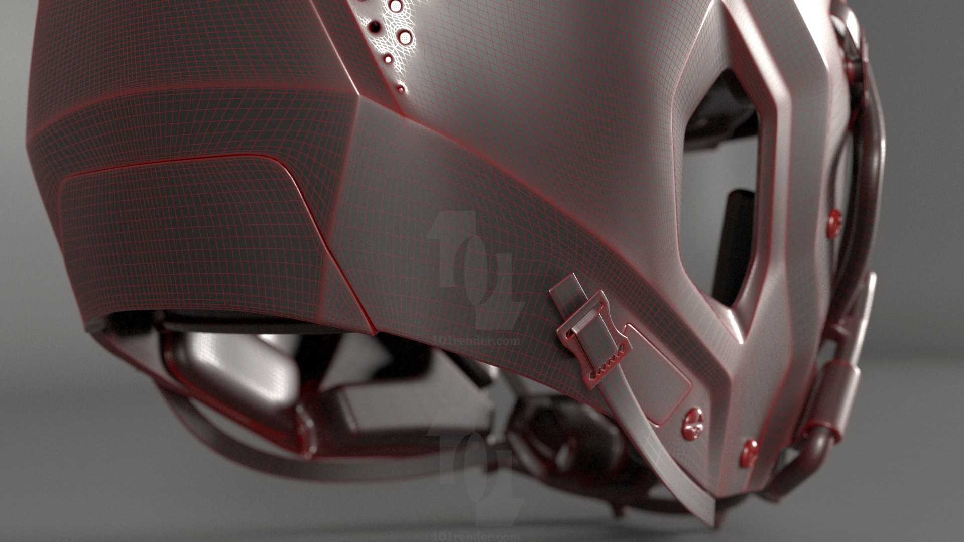 Vicis ZERO2 Football Helmet 3D model_10