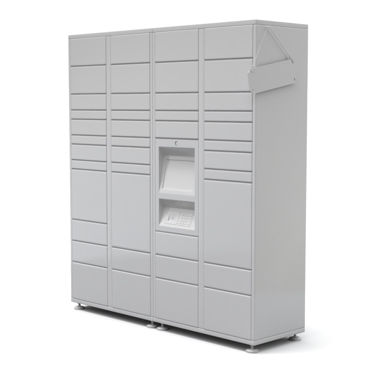 Parcel Locker 3D model_9