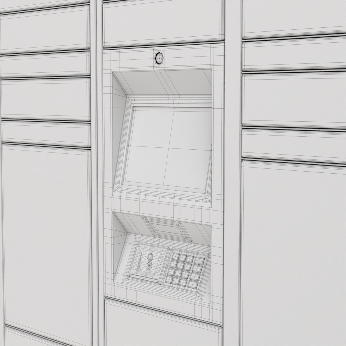 Parcel Locker 3D model_17