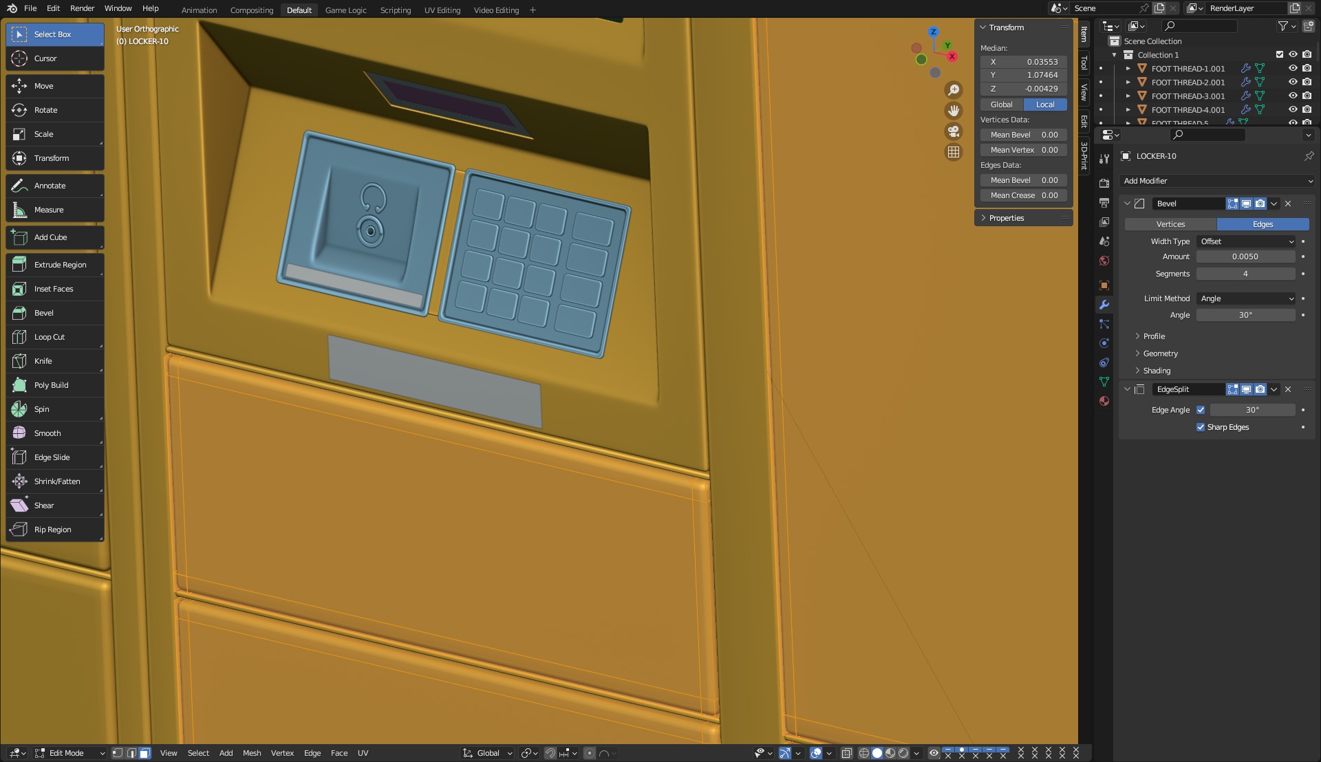 Parcel Locker 3D model_15