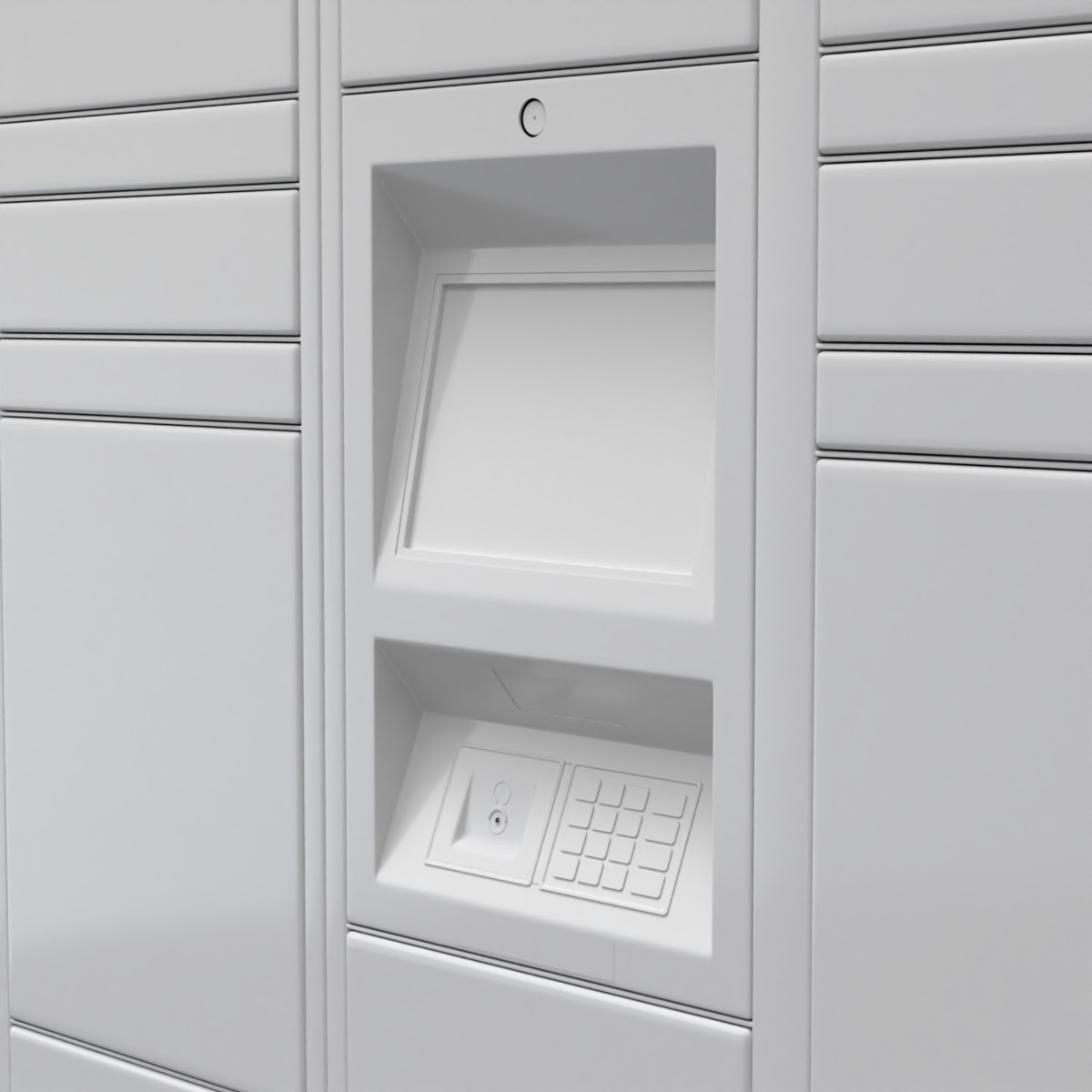 Parcel Locker 3D model_10