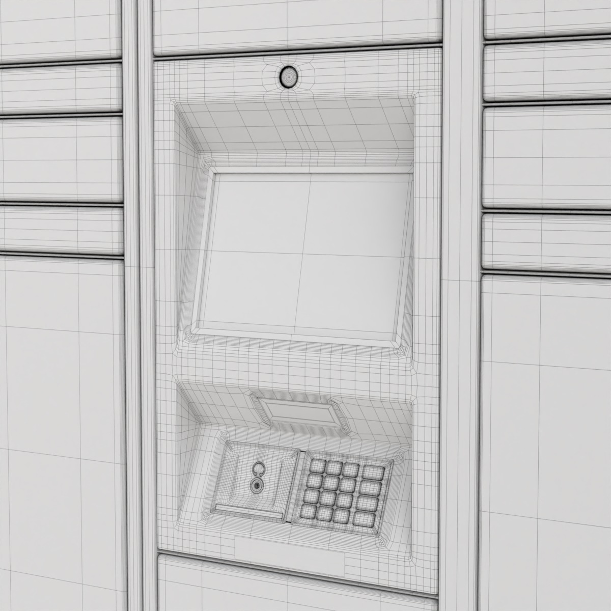 Parcel Locker 3D model_21