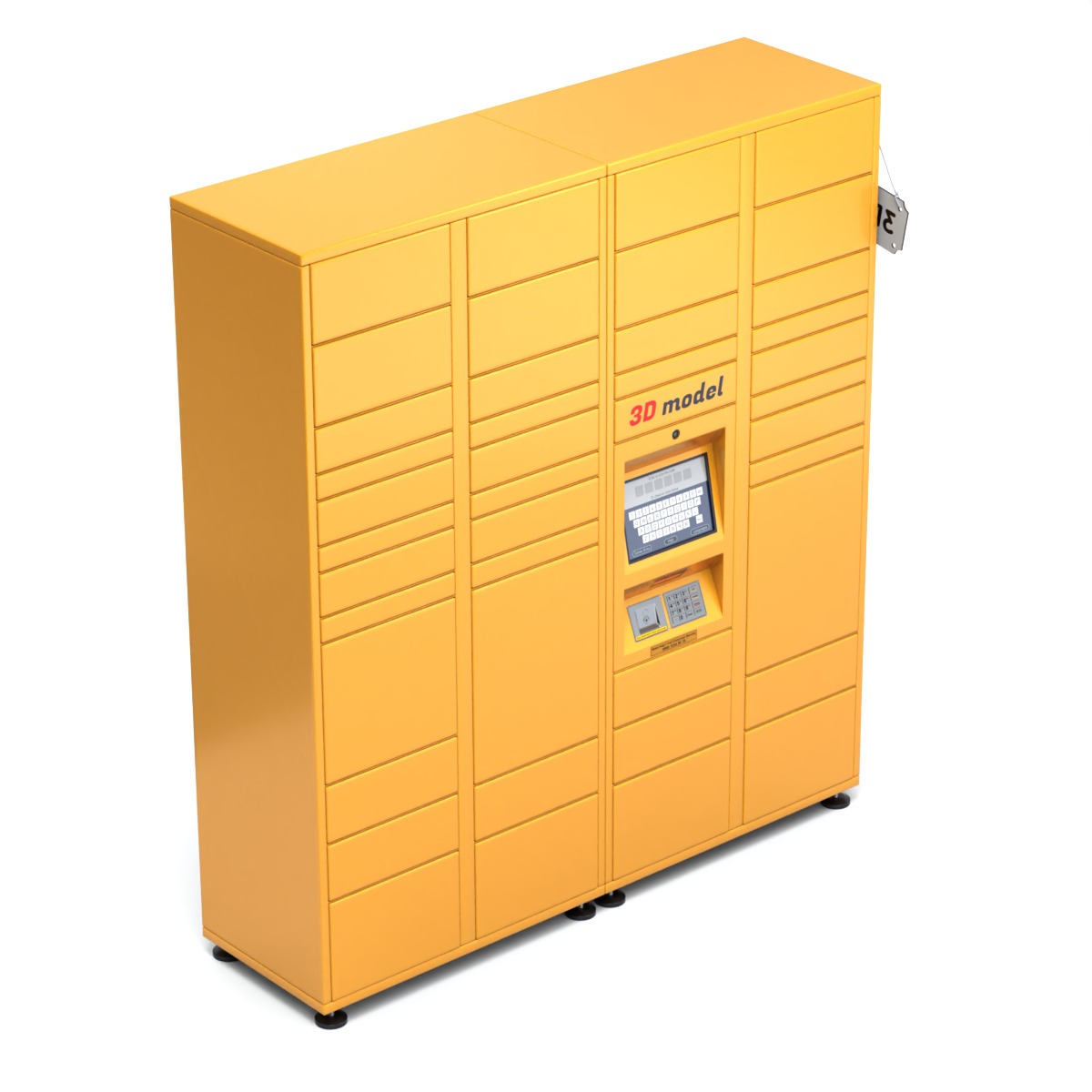 Parcel Locker 3D model_7