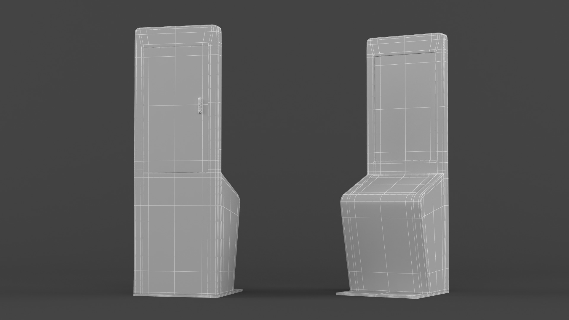 Electronic Kiosk 3D model_6