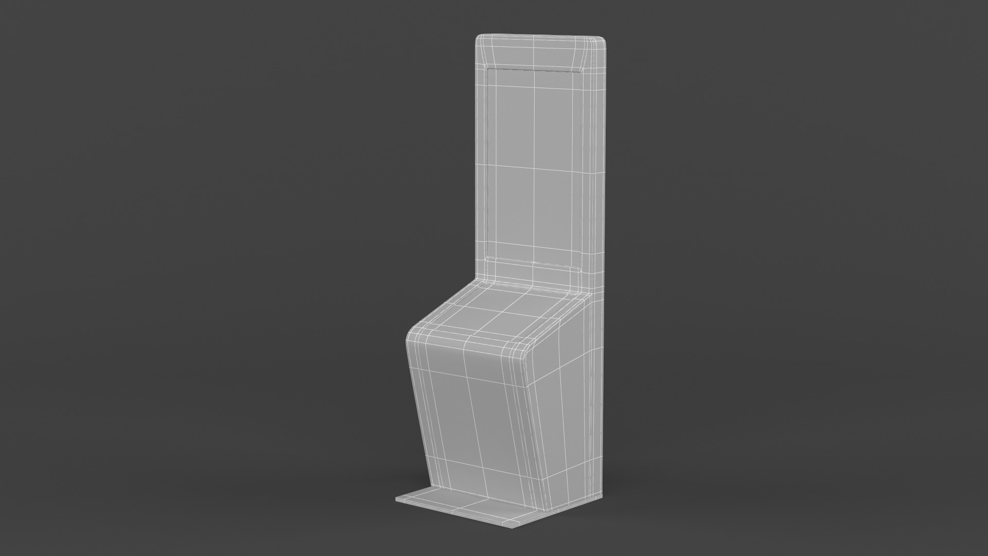 Electronic Kiosk 3D model_8