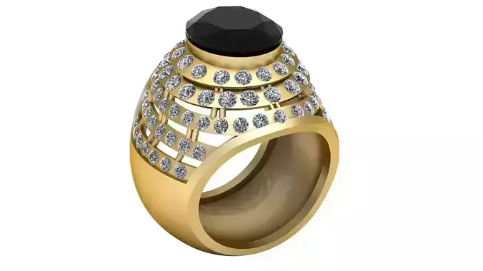 Wedding Diamond Ring For women 3d Printable Model