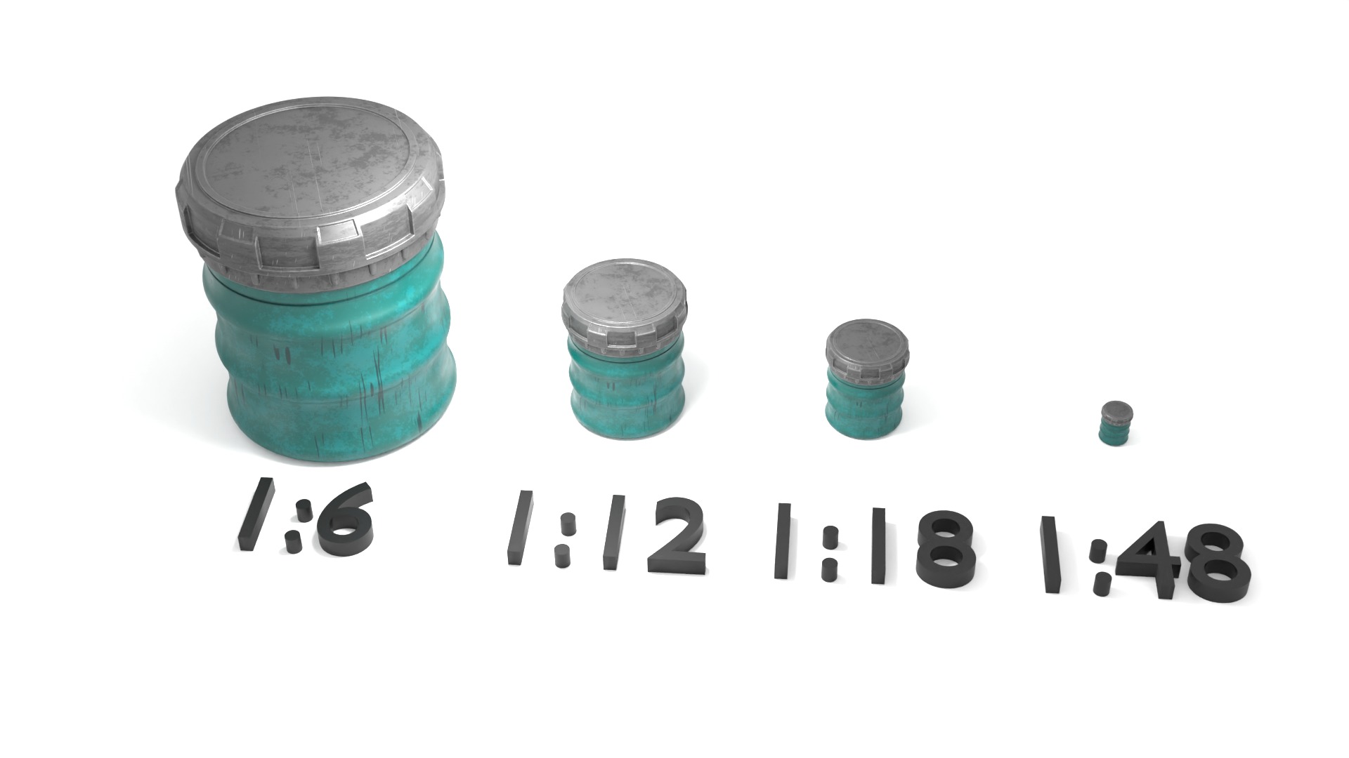 Docking Bay 7 Barrel 1-18 scale Kenner Hasbro Free 3D print model_5