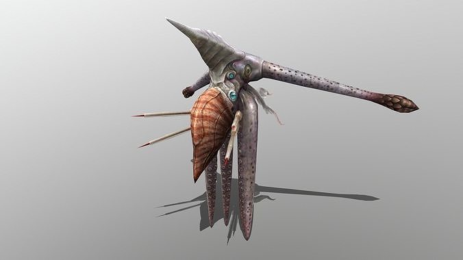 Kraken Low-poly 3D model