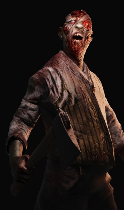 Zombie Brute Low-poly 3D model_4