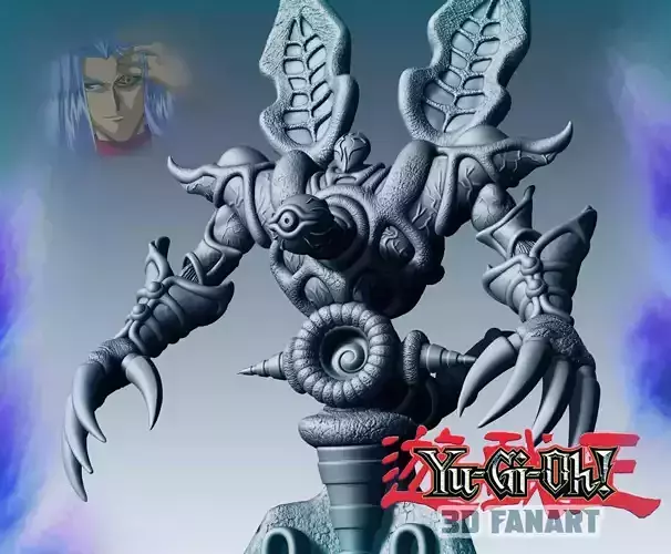 RELINQUISHED MONSTER - YUGI OH ANIME TCG FANART 3D print model