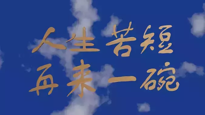 Chinese text in wood material