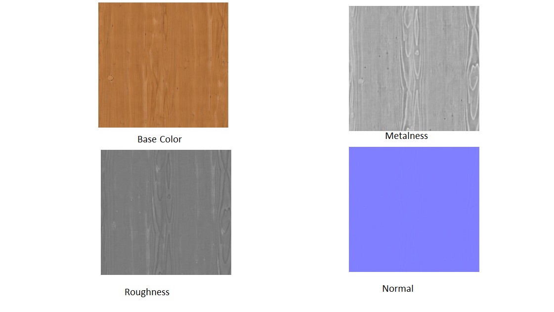 Chinese text in wood material Low-poly 3D model_28