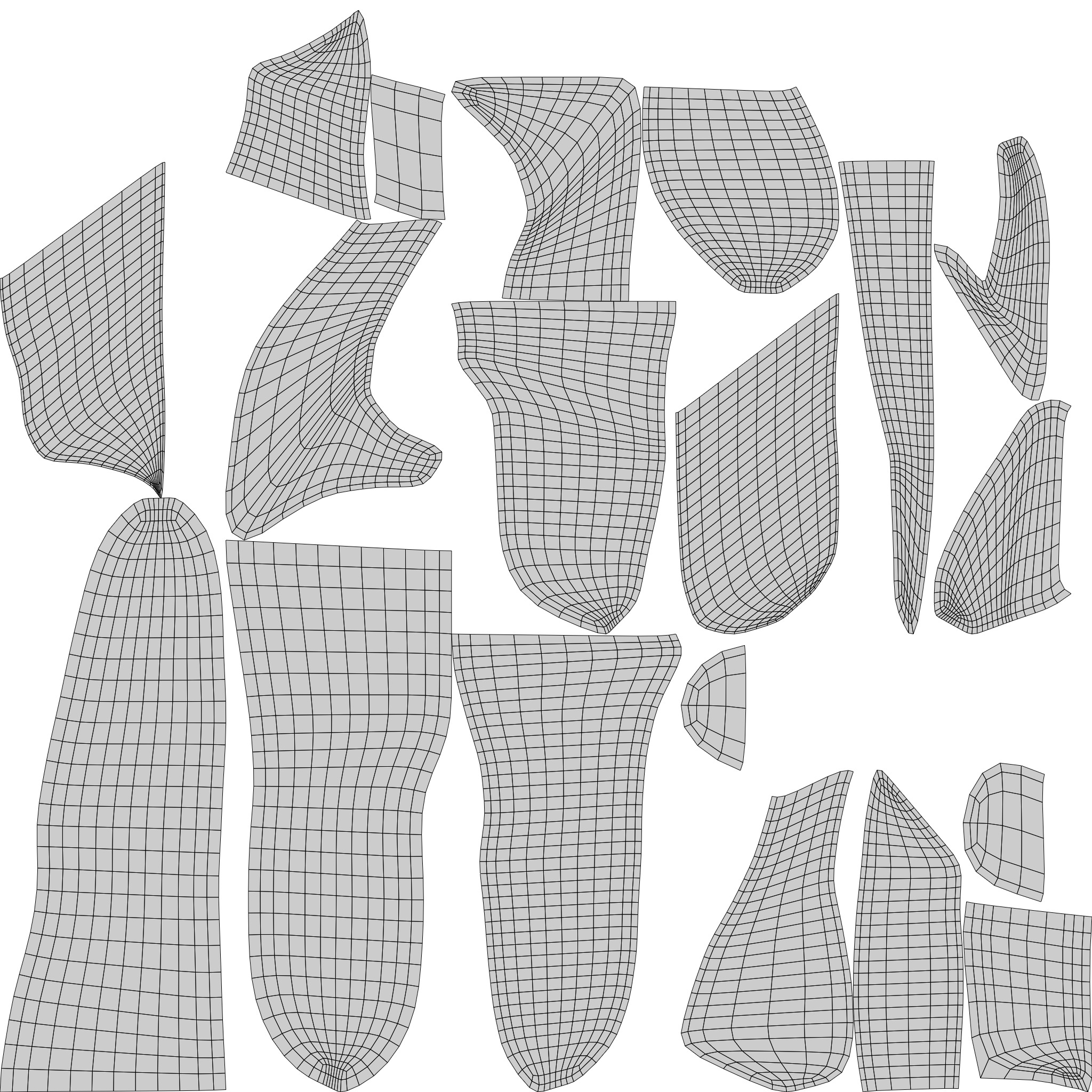 Chinese text in wood material Low-poly 3D model_13