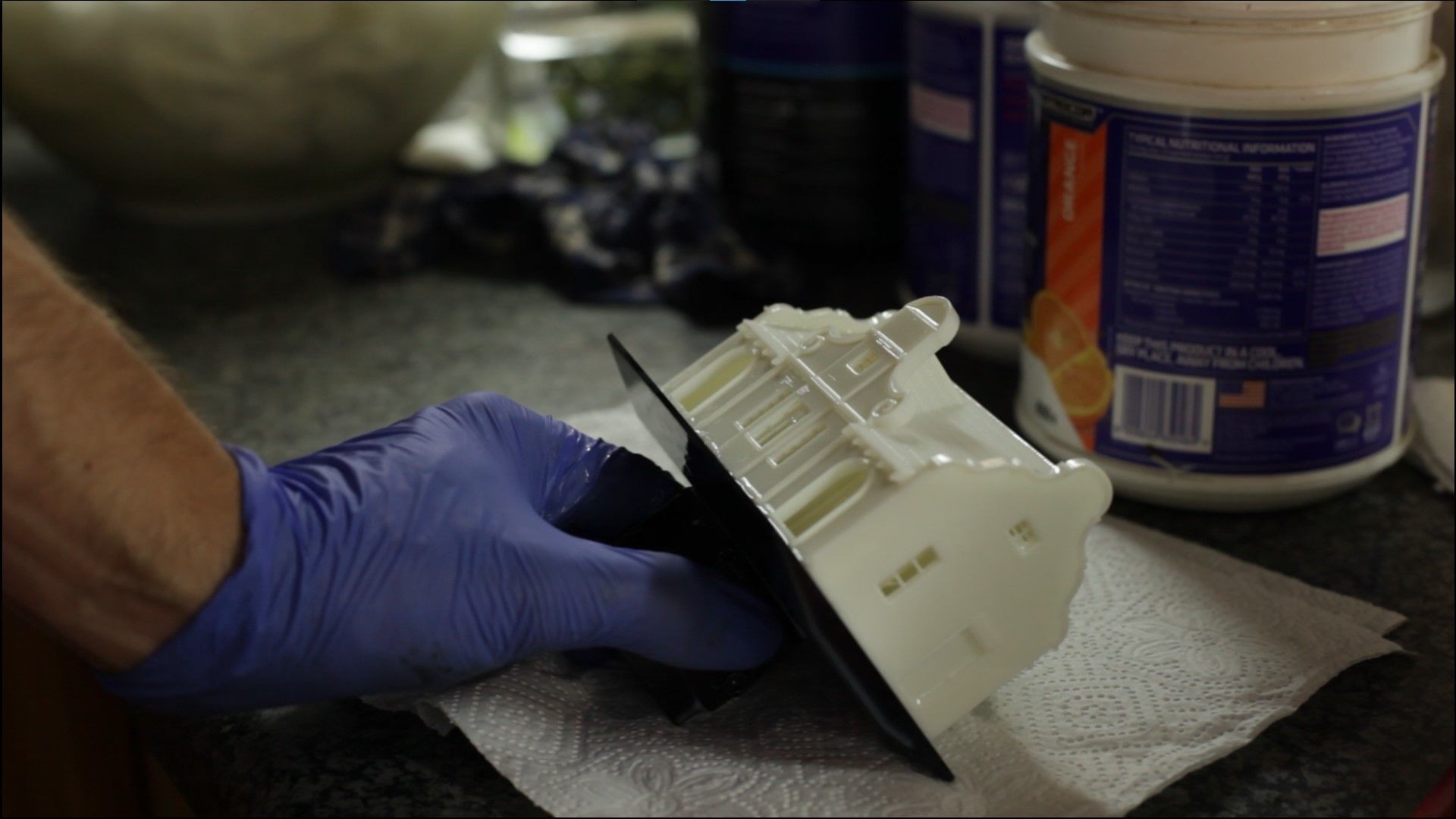 Railroad station building HO scale resin 3D printing 3D print model_2