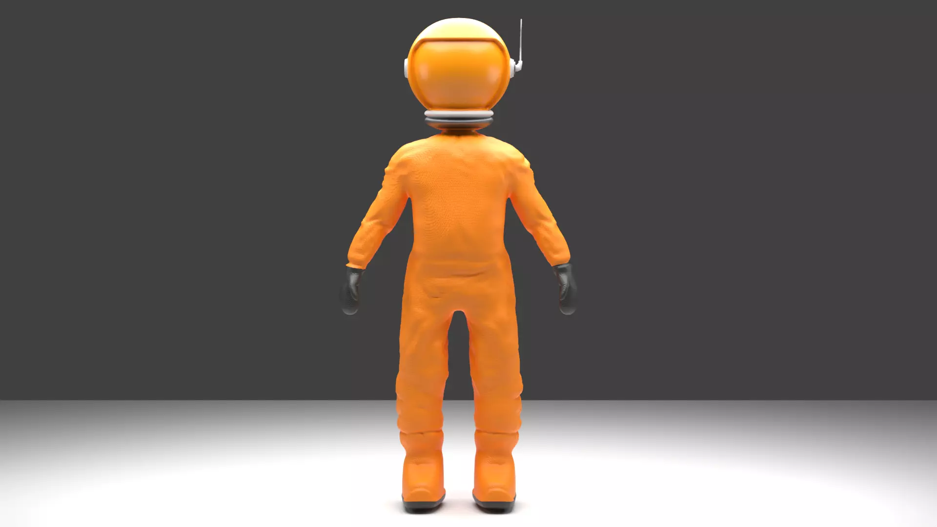 Astronauta con Rig Free 3D model
