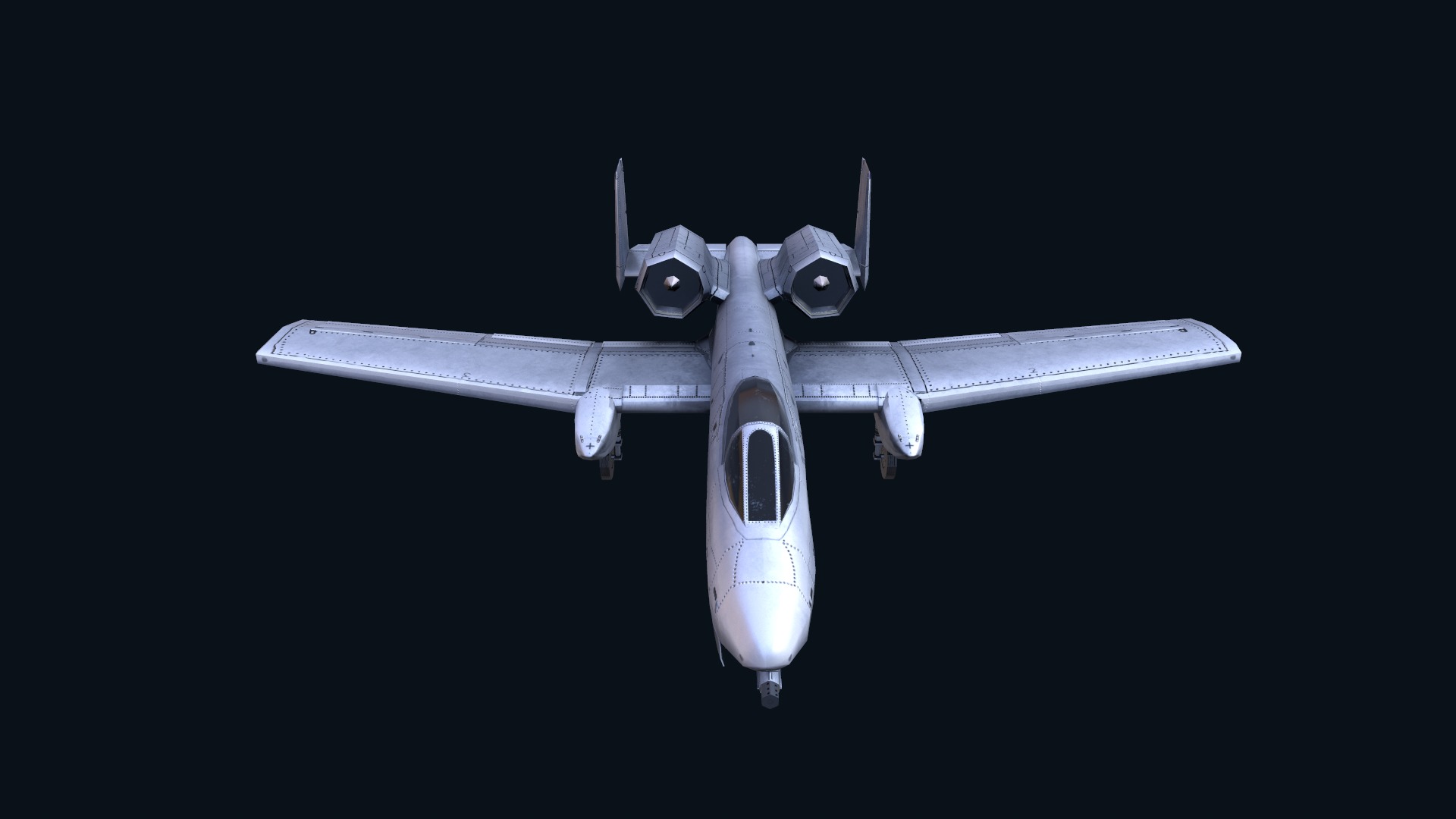 Asset - Army - A10 Thunderbolt 3D MODEL REALISTIC Low-poly 3D model_20