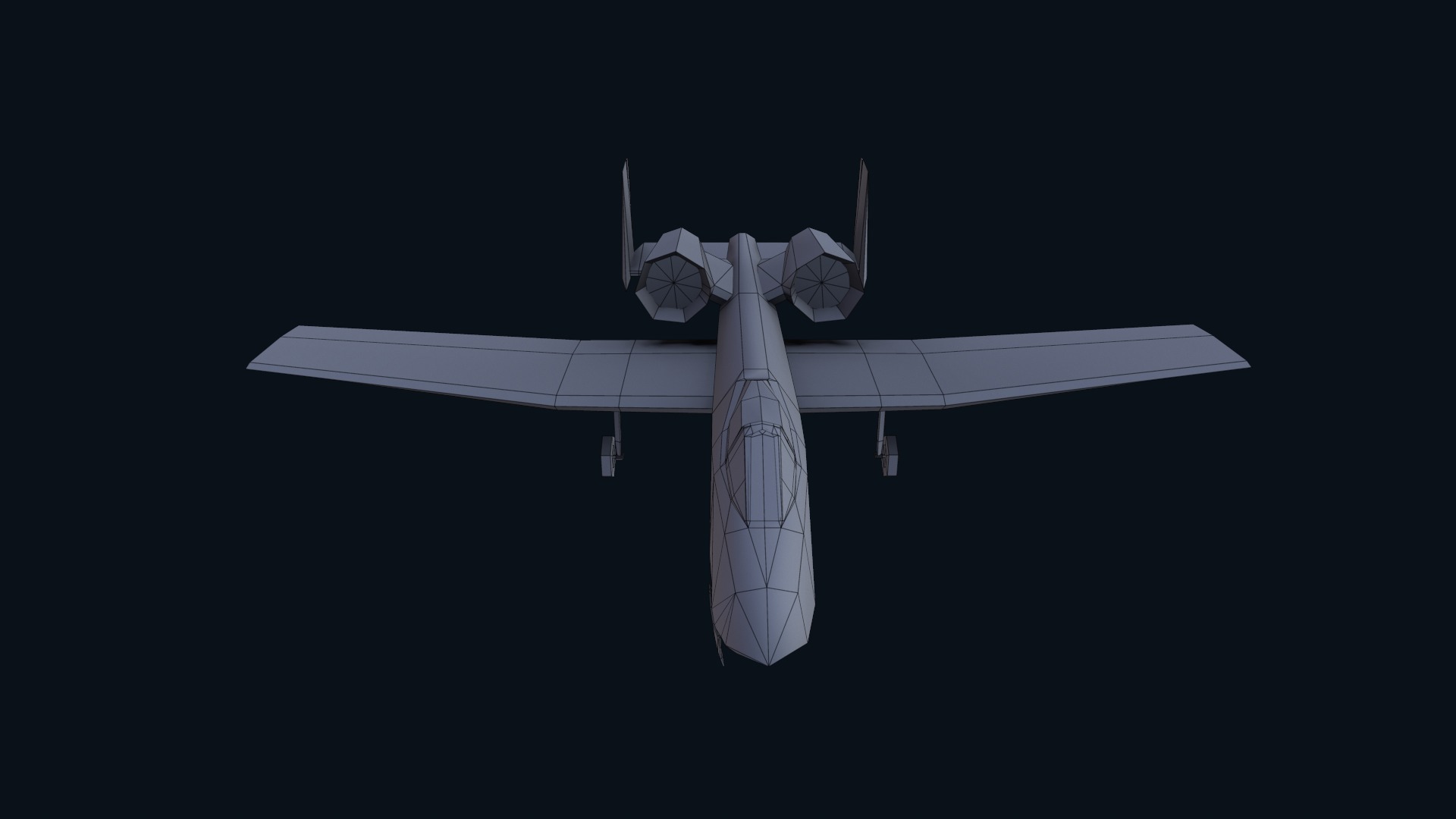 Asset - Army - A10 Thunderbolt 3D MODEL REALISTIC Low-poly 3D model_35