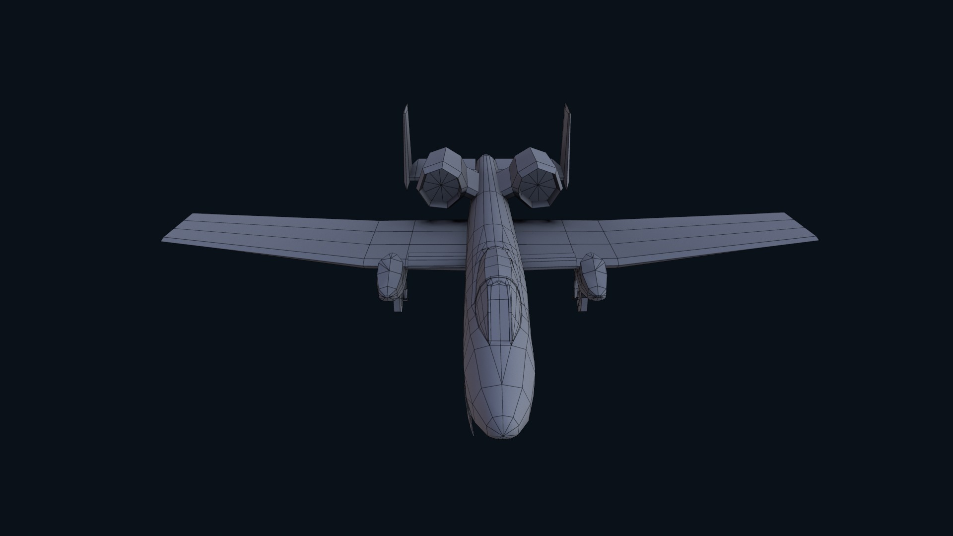 Asset - Army - A10 Thunderbolt 3D MODEL REALISTIC Low-poly 3D model_29