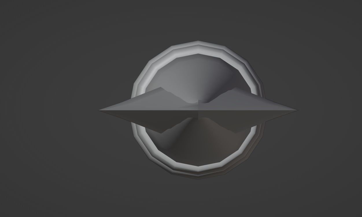 Spear Low-poly 3D model_8