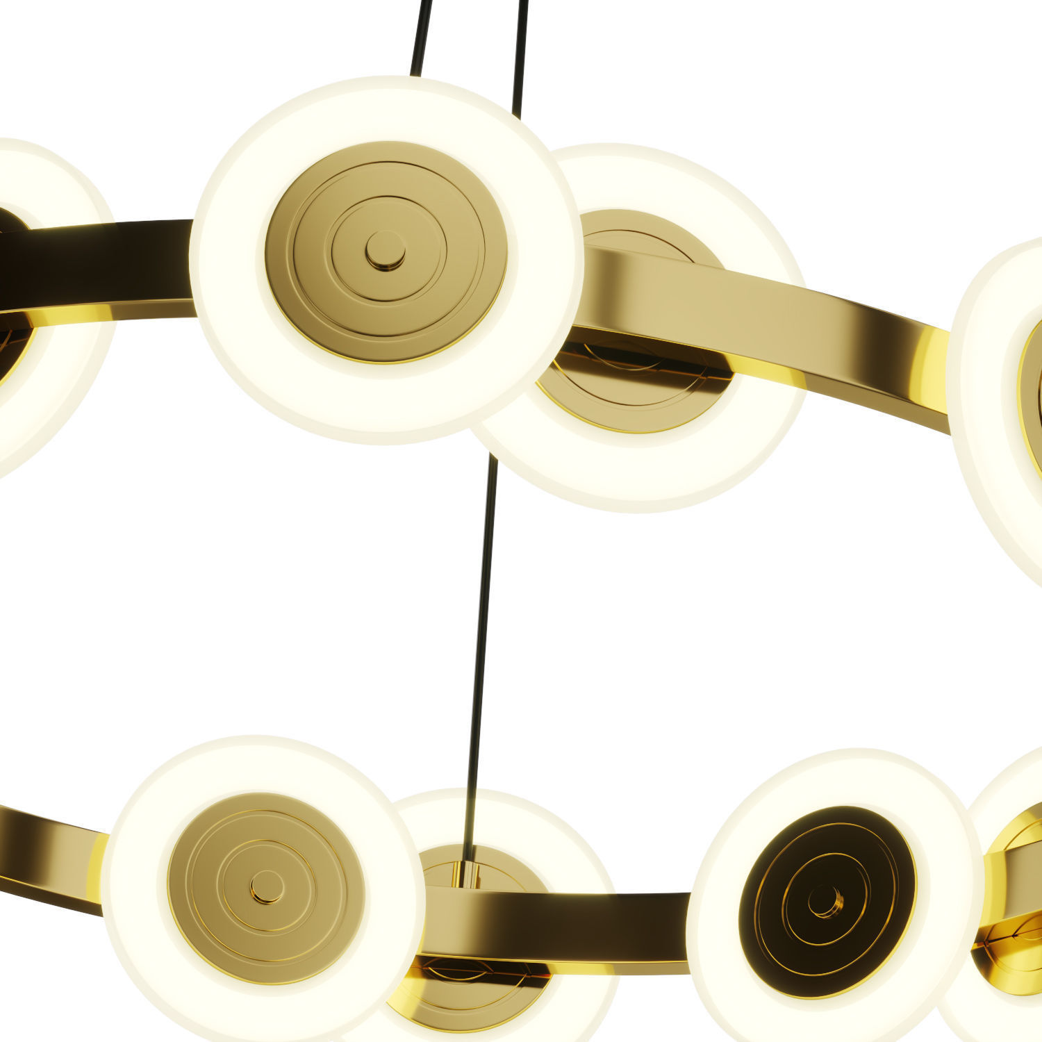 Samiya Chandelier Low-poly 3D model_1