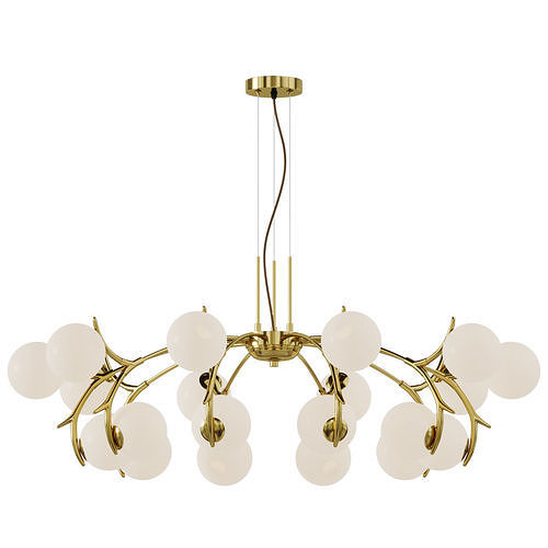 Corbett Chandelier Low-poly 3D model