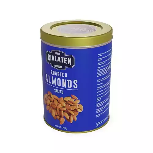 Almonds Almonds Low-poly 3D model
