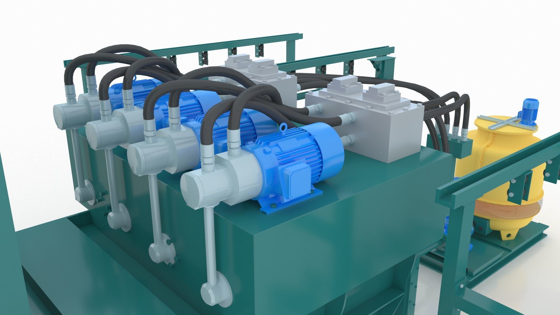 Industrial Packaging Machine 3D model_13