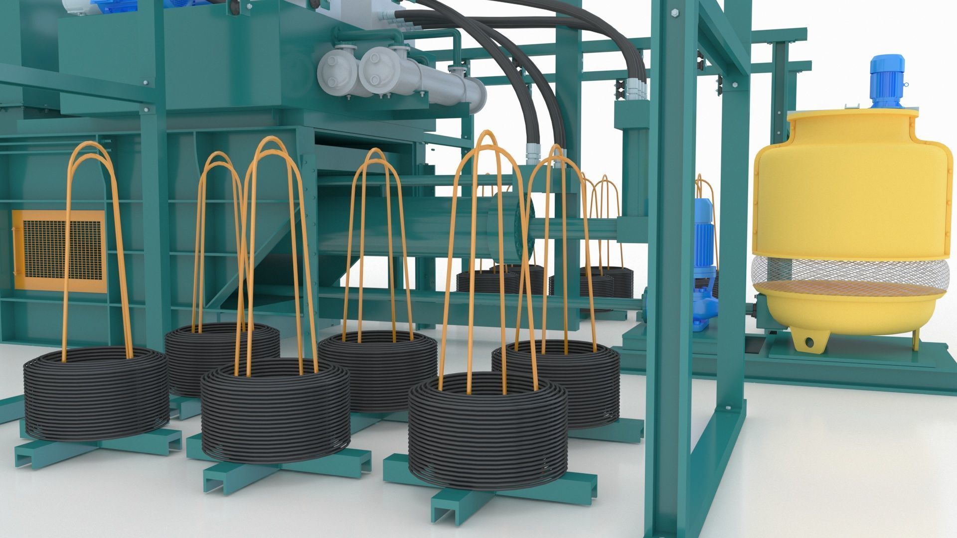 Industrial Packaging Machine 3D model_11