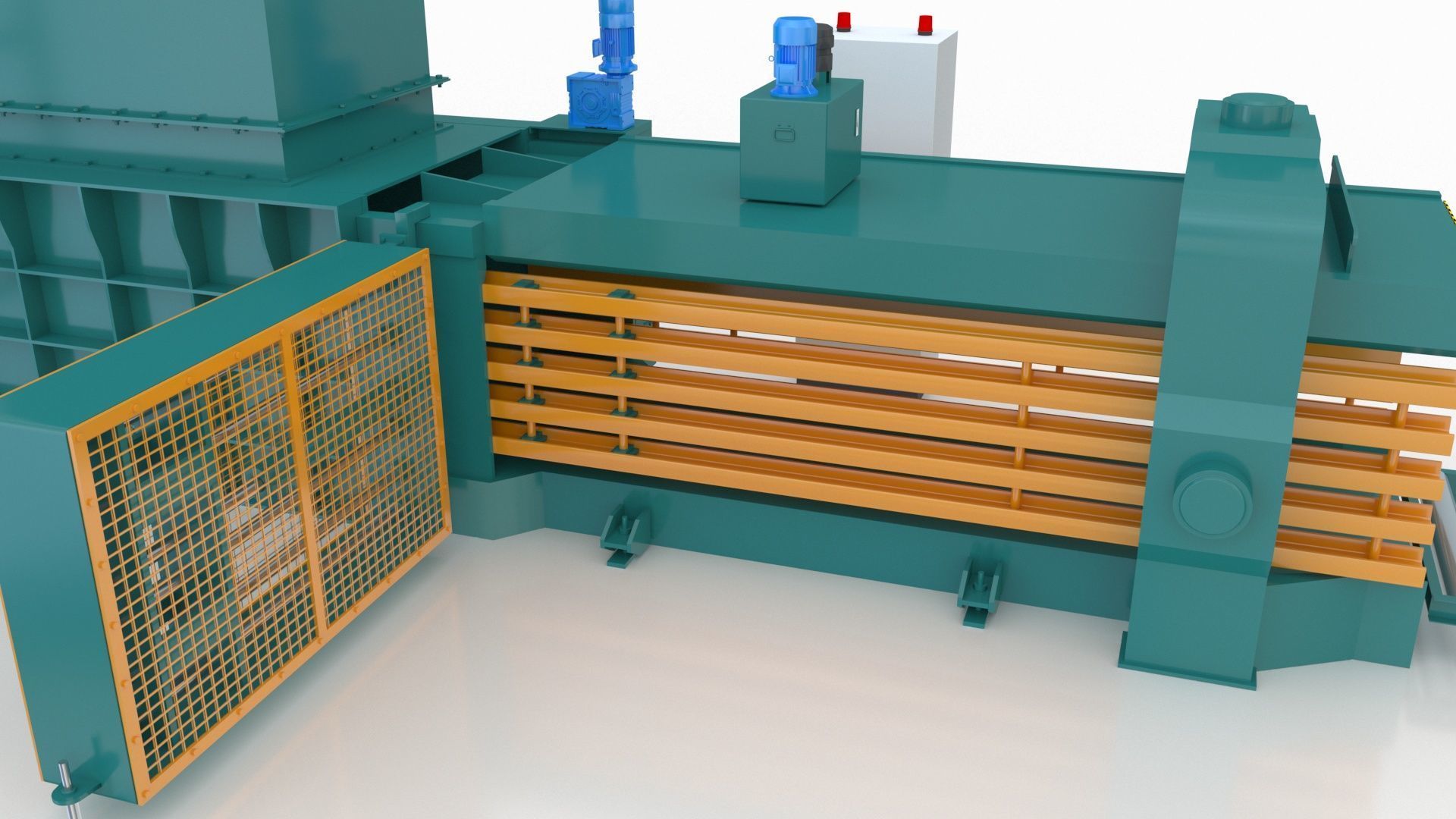Industrial Packaging Machine 3D model_8