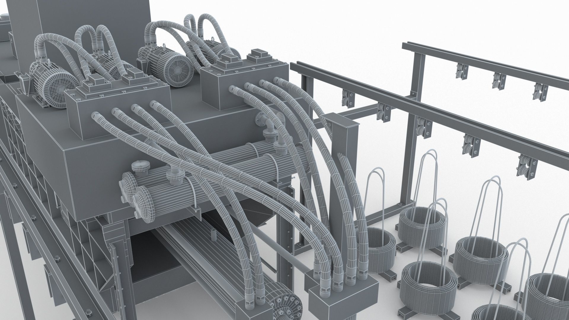 Industrial Packaging Machine 3D model_24