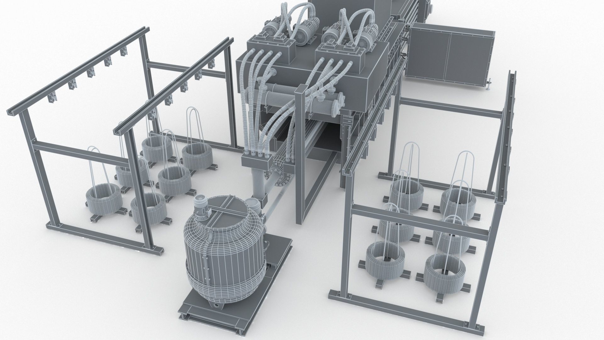 Industrial Packaging Machine 3D model_22