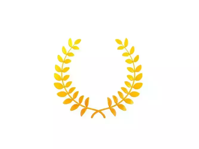 Prop309 Golden Laurel Wreath