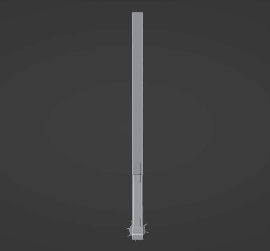 Wooden Trap 2 Low-poly 3D model_7