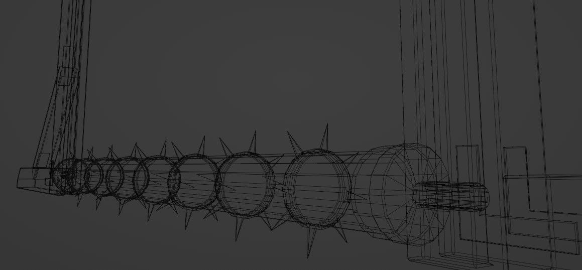 Wooden Trap 2 Low-poly 3D model_14