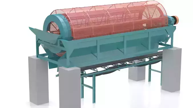 Drum Screening Machine 3D model