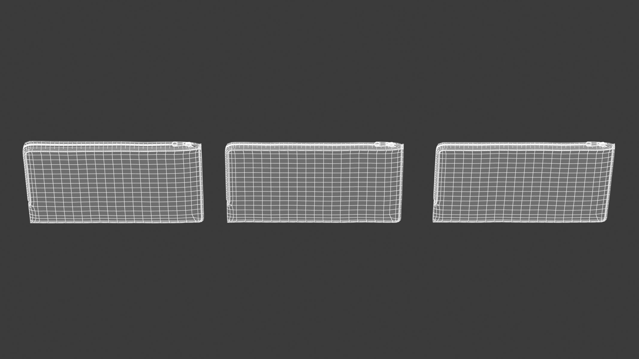 3 Laptop Cases Set  Pink 3D model_14