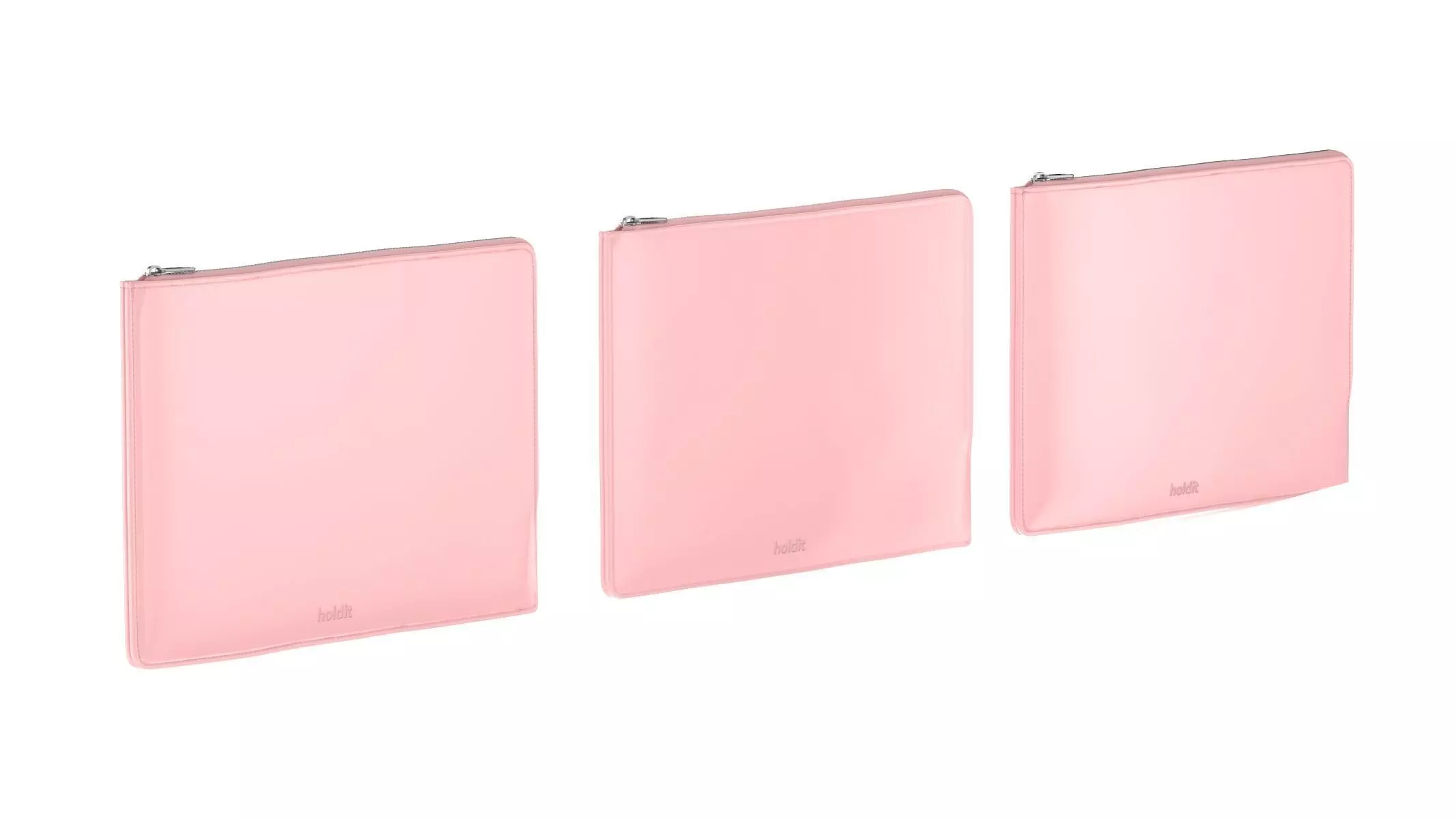 3 Laptop Cases Set  Pink 3D model_0