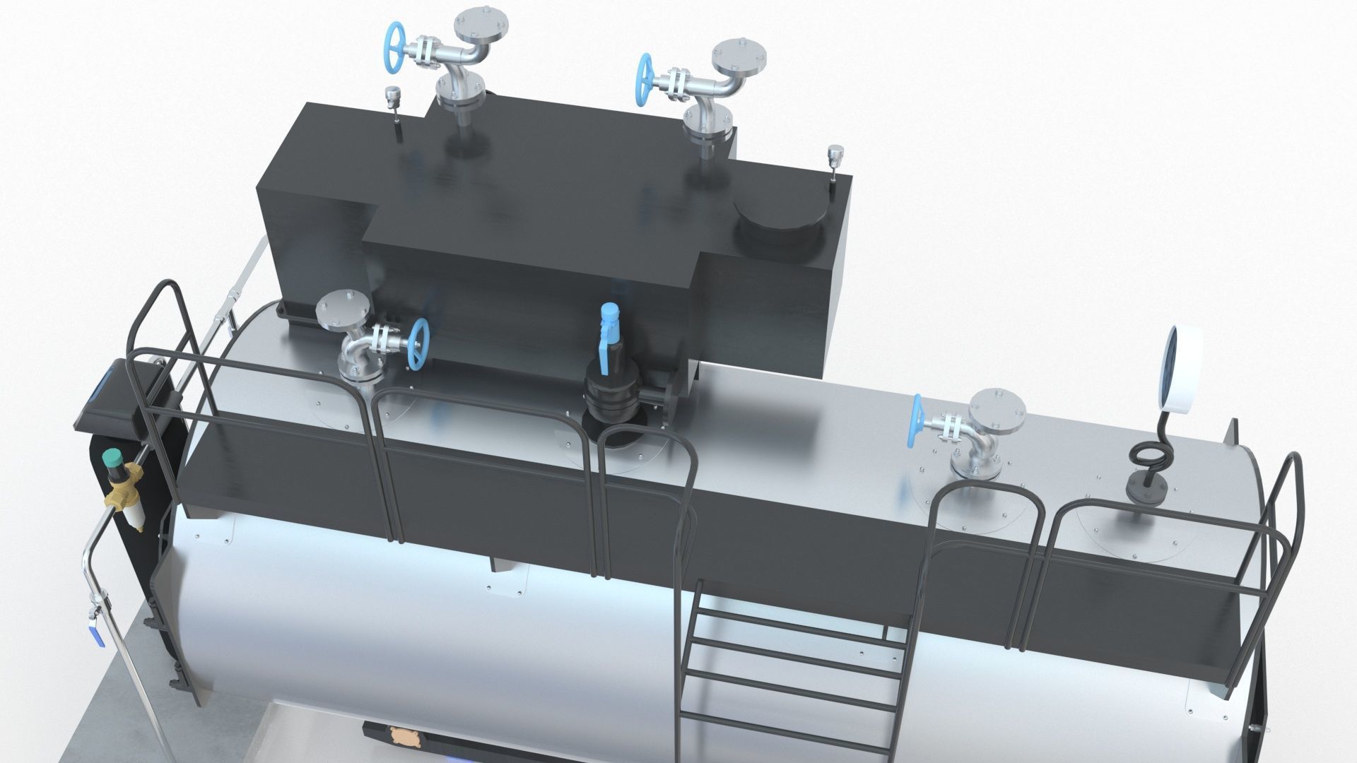 Industrial Boiler 3D model_5